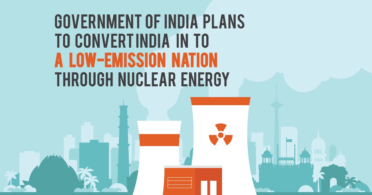 GoI plans to convert India into a low-emission nation through Nuclear Energy