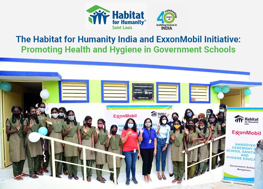 Habitat for Humanity India and ExxonMobil build anganwadi centres and sanitation facilities in government schools