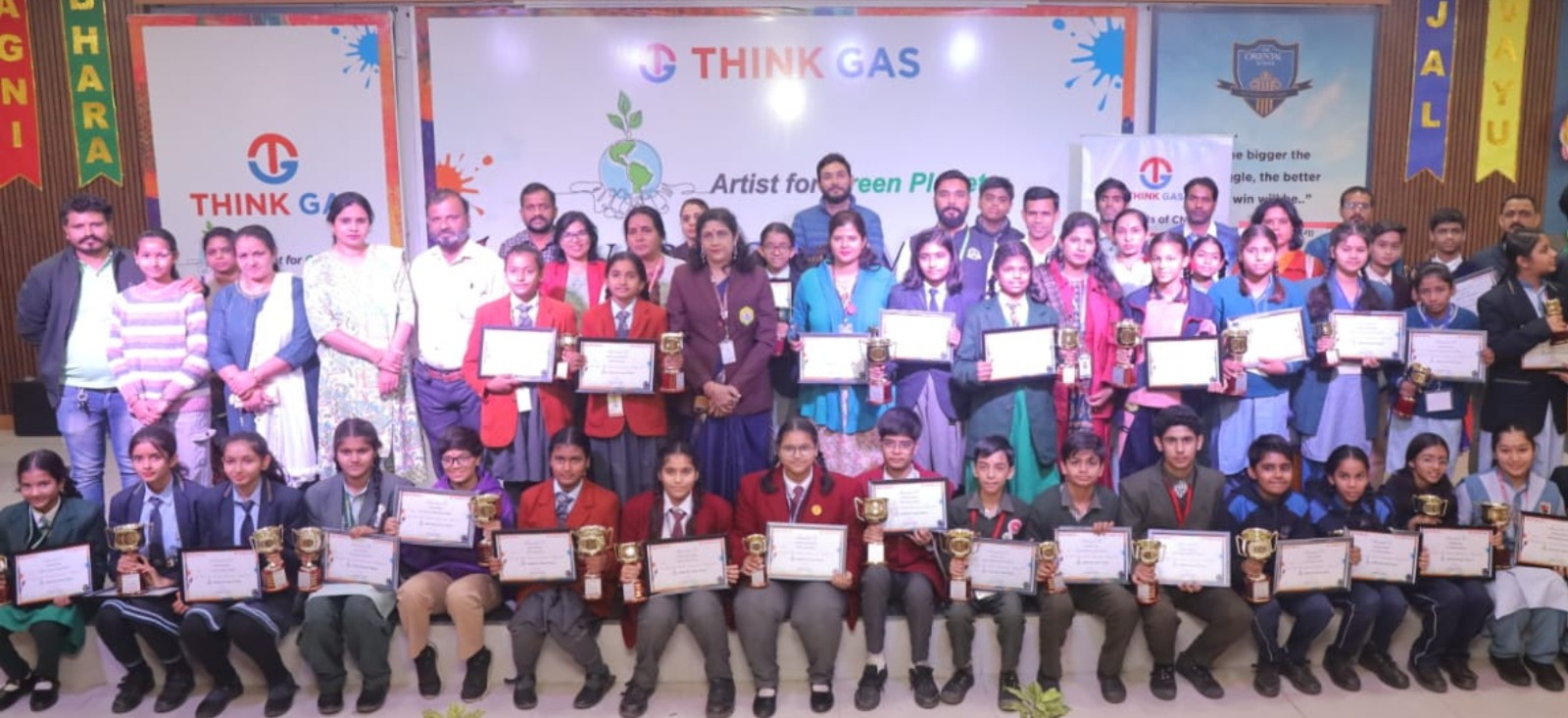 in this initiative by THINK Gas which aimed at raising awareness about environmental protection and sustainability