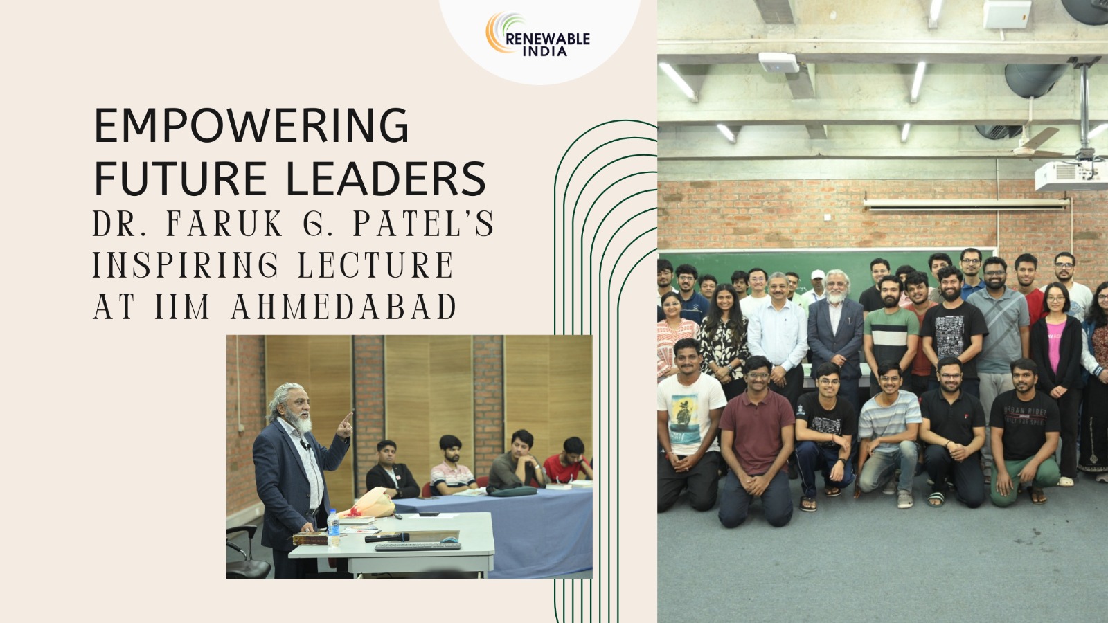 KP Group Chairman Dr. Faruk G. Patel Inspires IIM Ahmedabad Students with his Lecture